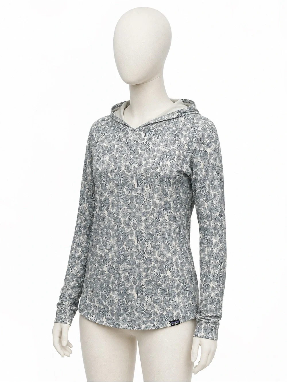 Patagonia Capilene Cool Daily Floral Sun Hoodie Women’s Medium Hiking